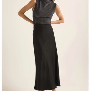 Z Supply Flowy Black Skirt